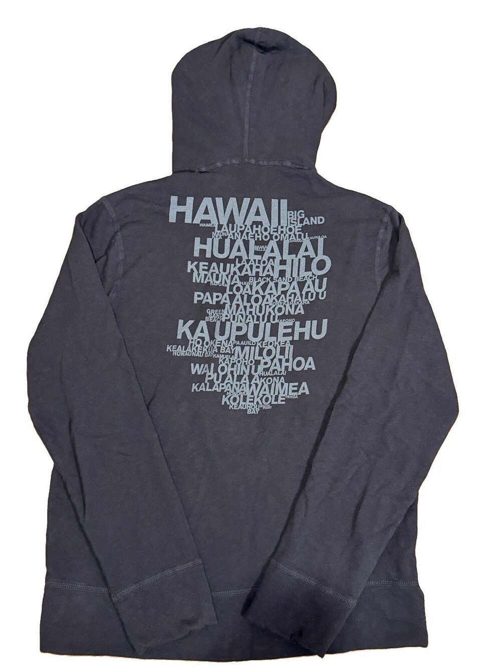 James Perse Men’s Size 1 Supima Cotton Hawaii Vintage French Terry Zip Up Hoodie